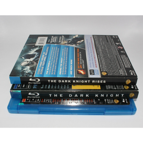 Batman Begins, Dark Knight, Dark Knight Rises Trilogy (Blu-ray) Lot of 3 - Picture 3 of 16